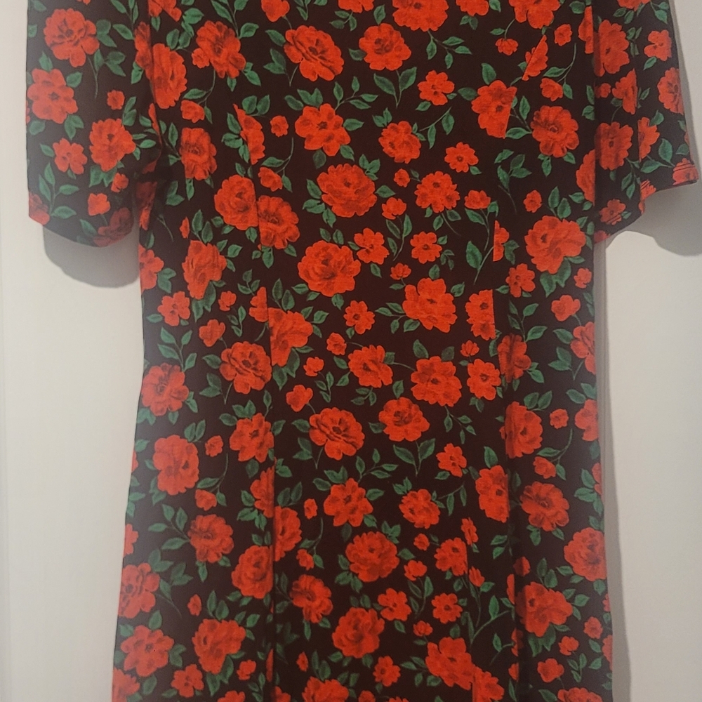 Asos Design Tea Dress Roses - Picture 5 of 10